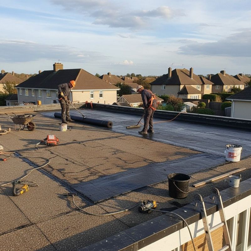 Tar And Gravel Roof Service detail